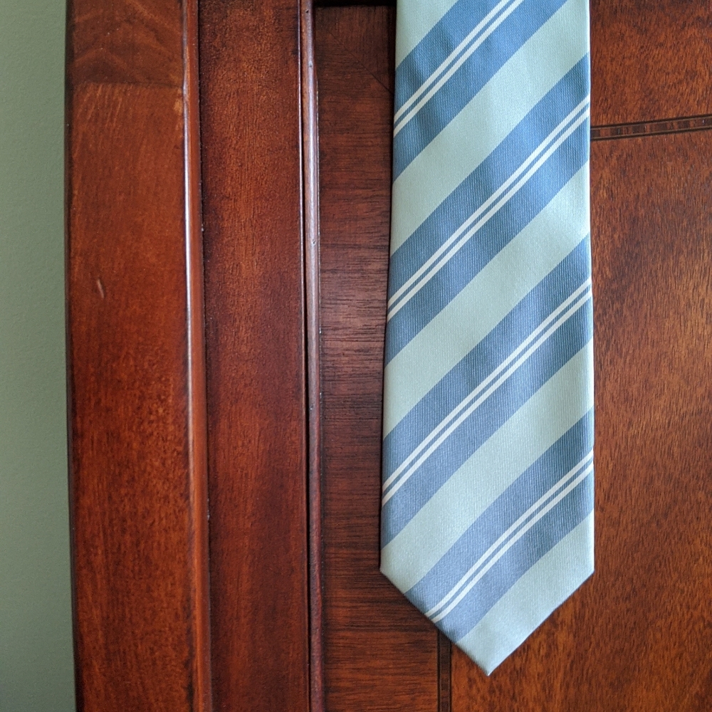 Blue/Green Striped Tie